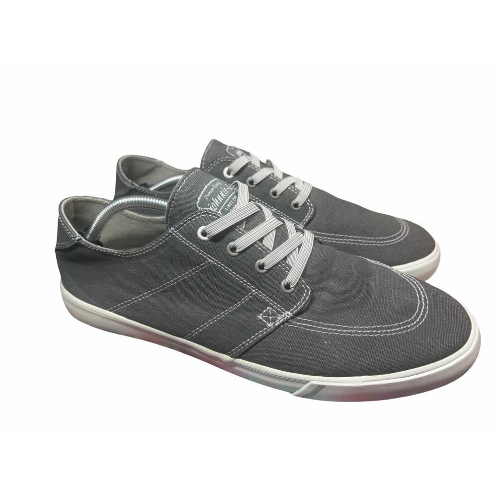 Johnnie-O Santa Cruz Sneaker in Dark Gray Men's 13 Medium Boat Fishing Beach